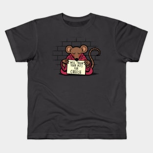 Funny Rat Master Beggar 80's Cartoon Kids T-Shirt